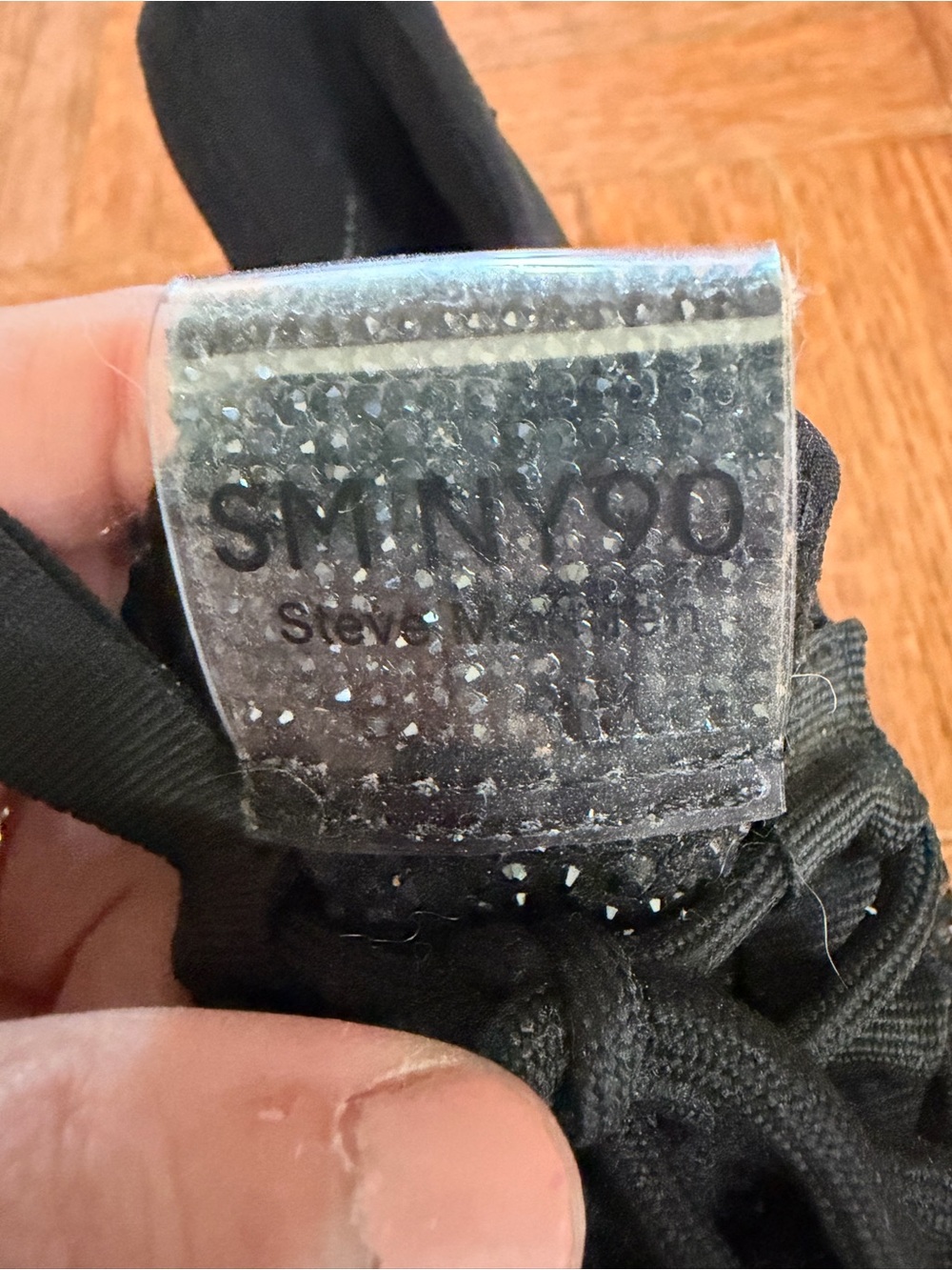 Steve Madden Maxima Rhinestone Sneakers - Picture 3 of 4